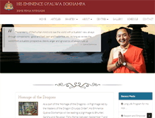 Tablet Screenshot of gyalwadokhampa.org